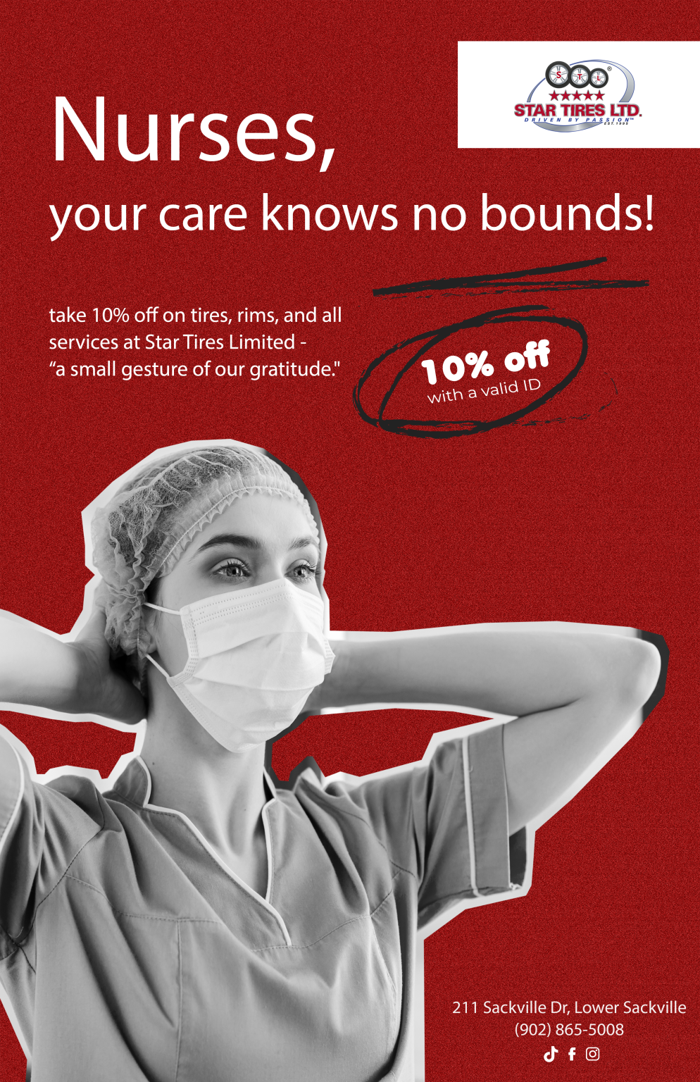 Nurses, your care knows no bounds!
