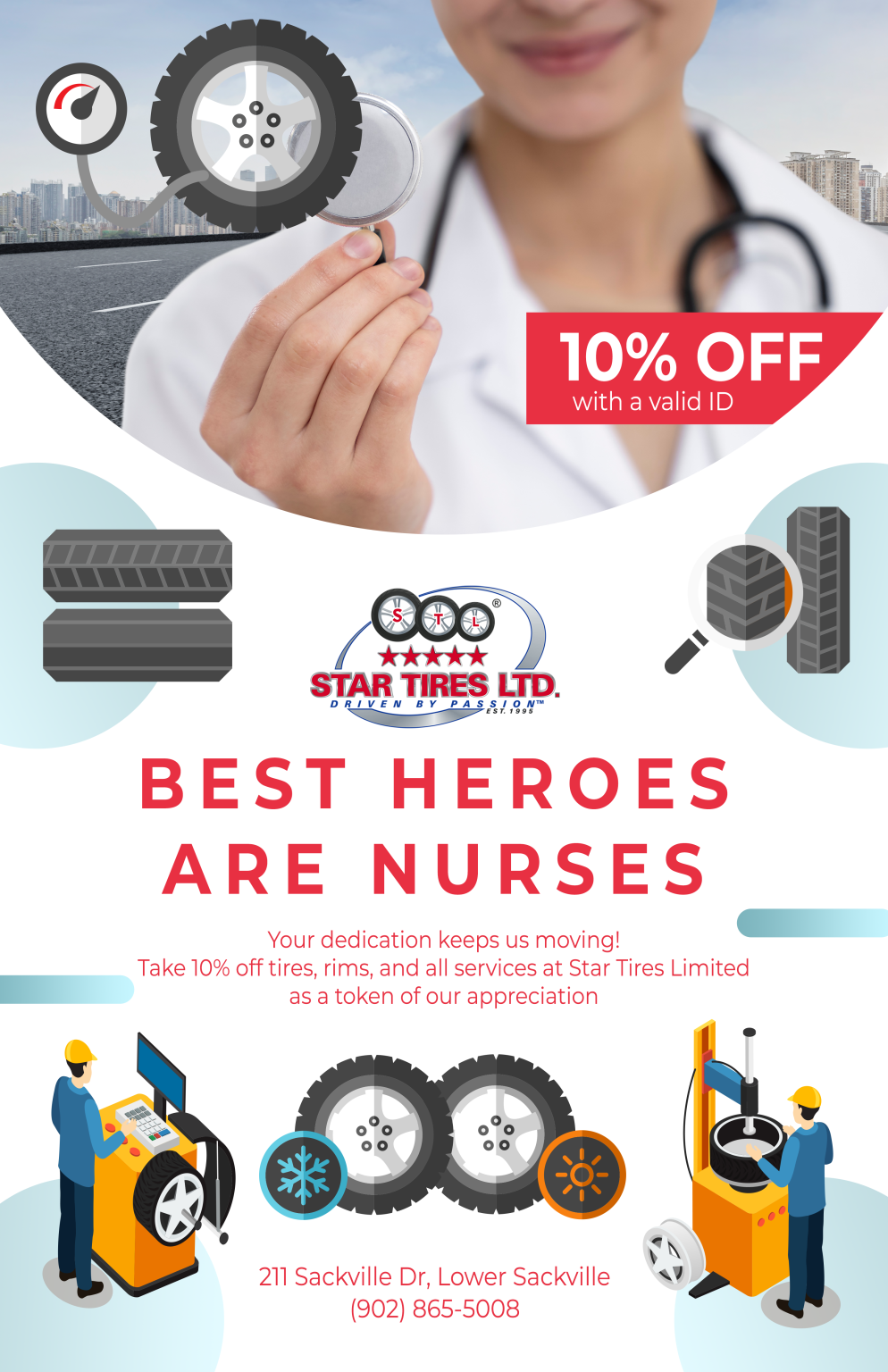 Nurses, your care knows no bounds!